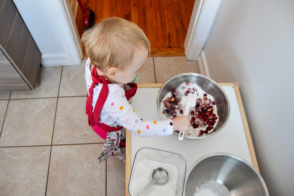 Cooking with a Toddler